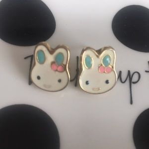 Gold-plated Bunny Earrings